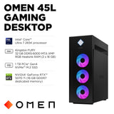 OMEN 45L Win 11 Pro Gaming Desktop Intel Core Ultra 7 265K Nvidia RTX