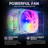 Suevery Gaming PC Desktop, AMD Ryzen 5 5500, Radeon RX 6500XT 4GB, 1TB