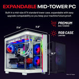 Skytech King 95 Gaming PC Desktop AMD Ryzen 7 9800X3D NVIDIA GeForce R