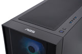 ABS Eurus Black Gaming PC, Ryzen 7 9800X3D, GeForce RTX 5080, 32GB DDR